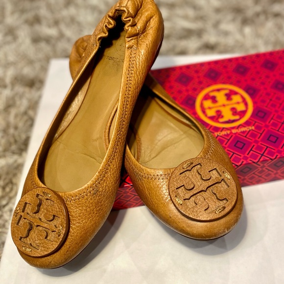 Tory Burch Flats Tan 8.5 - Picture 5 of 6